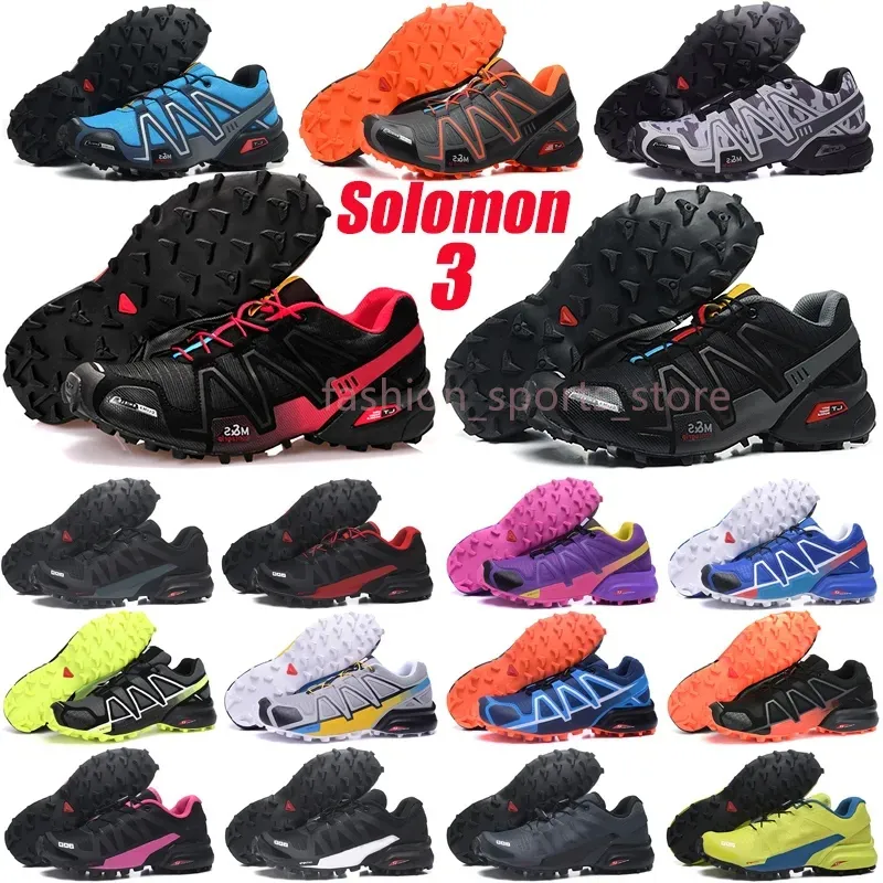 Speed Cross 3 CS Jogging uomo Scarpe da corsa SpeedCross 3s runner III Nero Verde Blu Rosso Scarpe da ginnastica Uomo Sport Sneakers chaussures zapatos c6