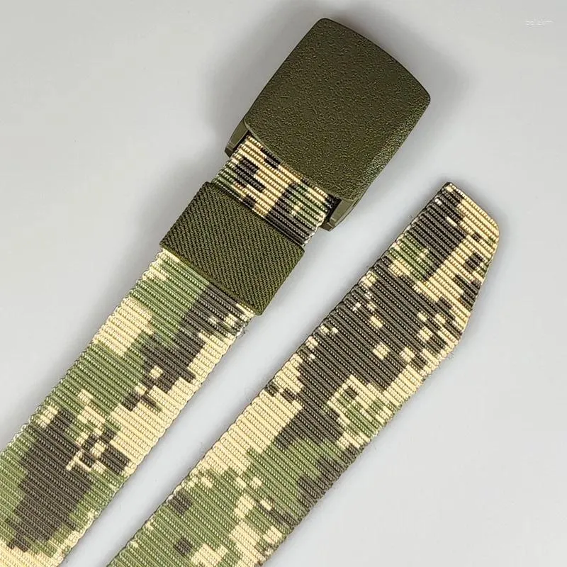 Cinture Cintura senza metallo Edizione coreana Pantaloni casual da allenamento da caccia di lusso antiallergici di alta qualità per uomo e donna alla moda