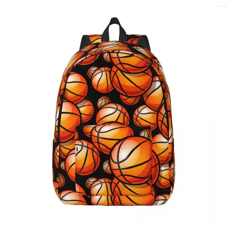 Sac à dos motif Basket-Ball panier ballon sacs à dos élégants femmes Camping lycée sacs sac à dos design