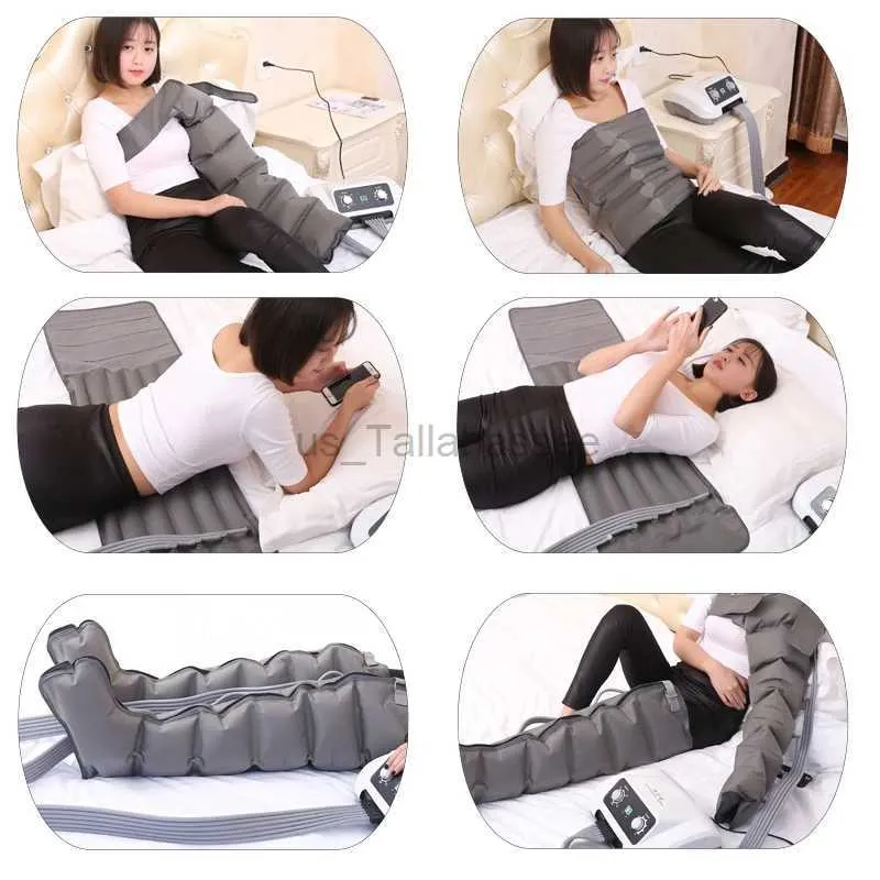 Ceinture amincissante Presoterapia masseur de pieds massage par pression taille jambes bras machine lymphatique 240321