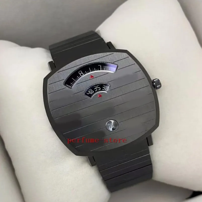 Brand Watch Grip 35mm Quartz SS Black Dial