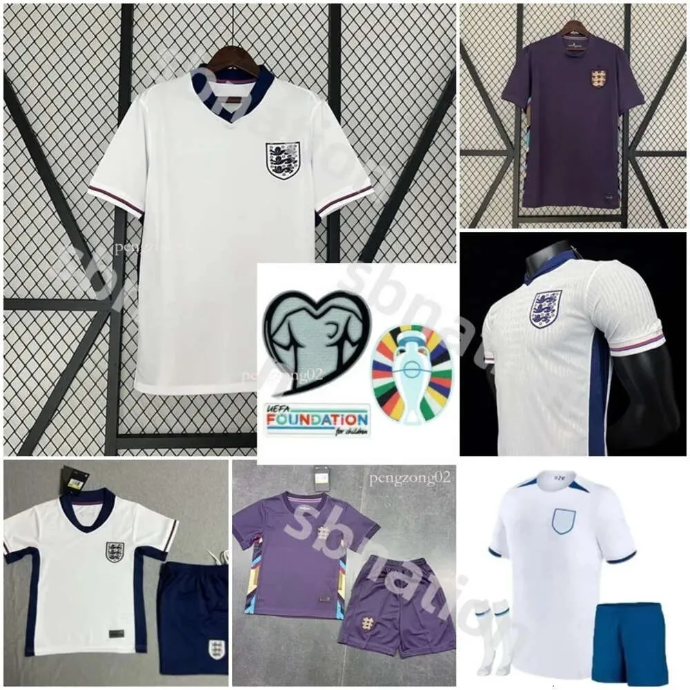 2024 England Soccer Jerseys SAKA RASHFORD KANE FODEN Euro Cup 25 24 GREALISH MOUNT BELLINGHAM TRIPPTIER GALLAGHER STONES WALKER Men Kids Kit Set Football Shirt 72