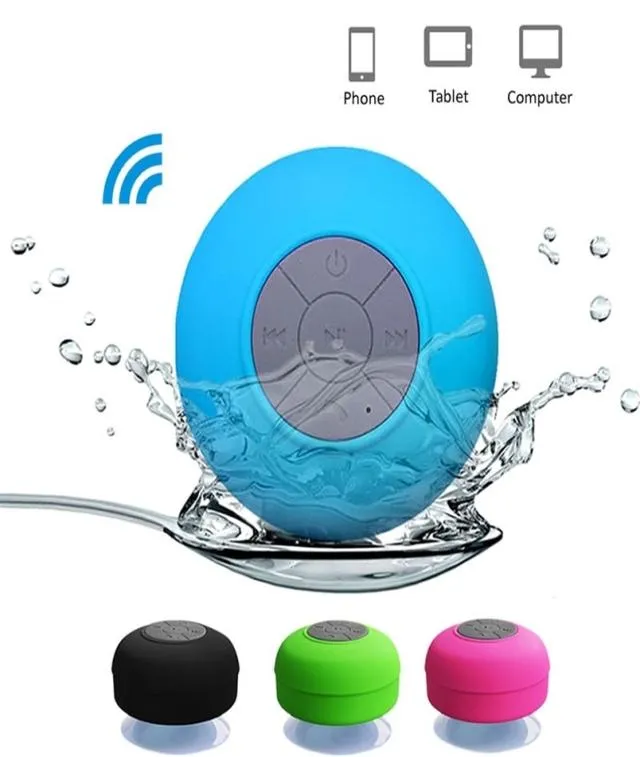 Taşınabilir Bluetooth Hoparlör Kablosuz Su Geçirmez Duş Tel Telefon PC Soundbar El Araba Hoparlörü 2111234549546