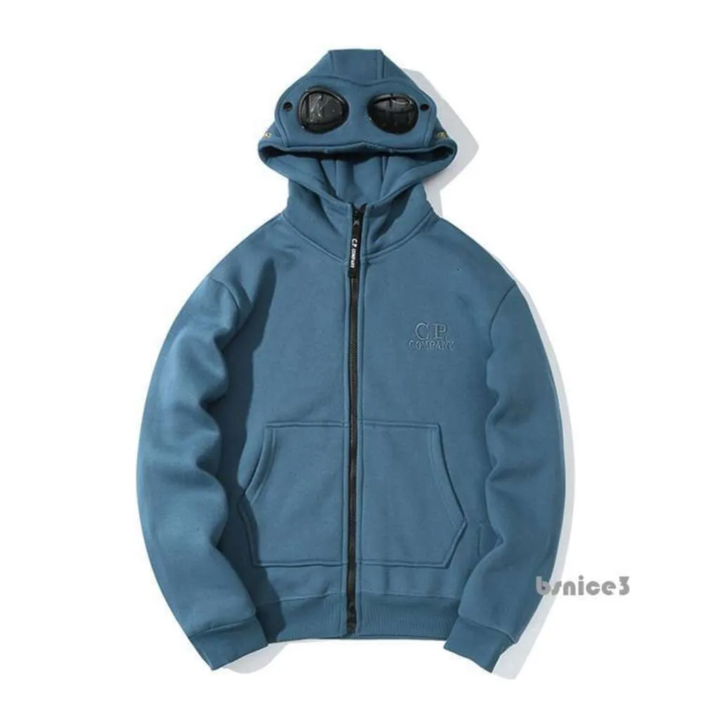 Cp Hoodie Compagnie Cp Men Hoodie Round Lens CP Sweatshirt Pullover Pure Cotton Zipper Hooded Fleece Korean Harajuku Oversize Jacket Autumn Winter 8231