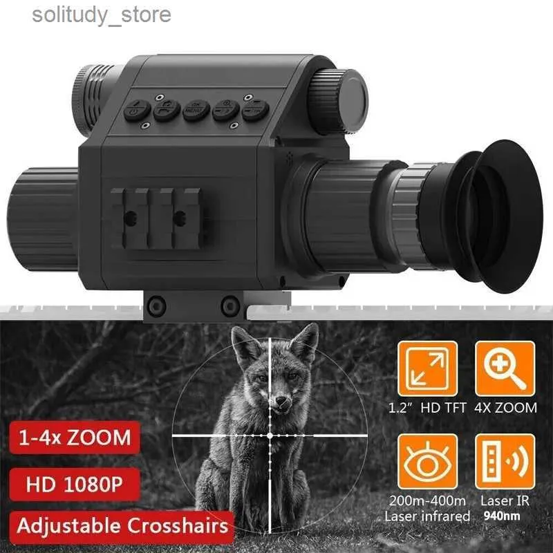 Jacht Trail Camera's Megaorei M5 1080P jachtcamera 940 nm infrarood nachtzichtbereik 50 mm lens digitale SLR met gratis 32G SD-kaart Q240321