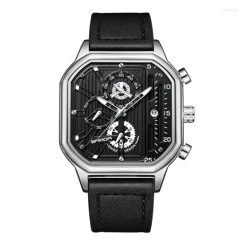 Zegarek na rękę przyczynową męską zegarek sportowy Wodoodporne Wodoodporne mechaniczne mechaniczne dla mężczyzn i kobiet