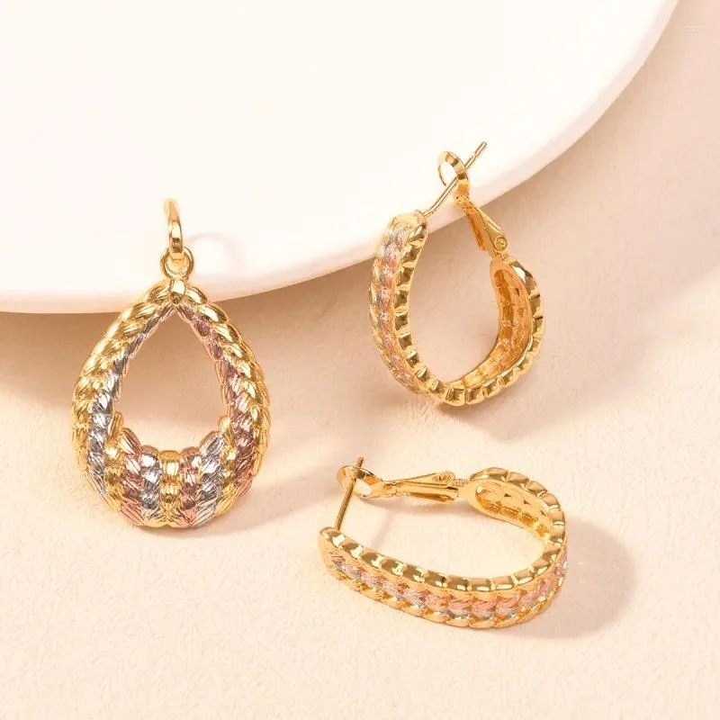 Dangle Earrings Selead Design Jewelry 2024 Copper Classic Ladies Pendant Romantic Set Wedding Party Anniversary Fashion