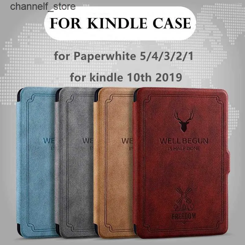 Tablet PC Cases Torby magnetyczna inteligentna obudowa dla Kindle Paperwhite 5 11. 6,8 cala automatyczna pokrywa snu do Kindle 10th 2019 Case for Kindle Paperwhite 4/3/2Y240321Y240321