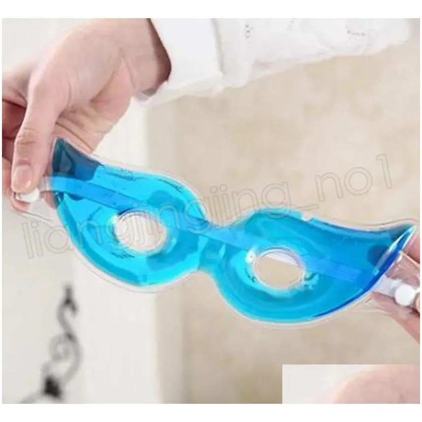 Party Masks Therapeutics Beruhigende Schönheits-Augenmaske Wiederverwendbares eiskaltes Gel entspannt müde Augen Tagebuch Cool Protective Masr M21 Drop Deliv Dhx2W