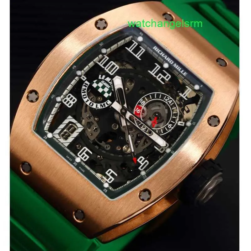 RM Uhrwerk Uhr Schöne Uhr RM010 Roségold Le Mans Limited Edition Mode Freizeit Business Sport Maschinen Armbanduhr