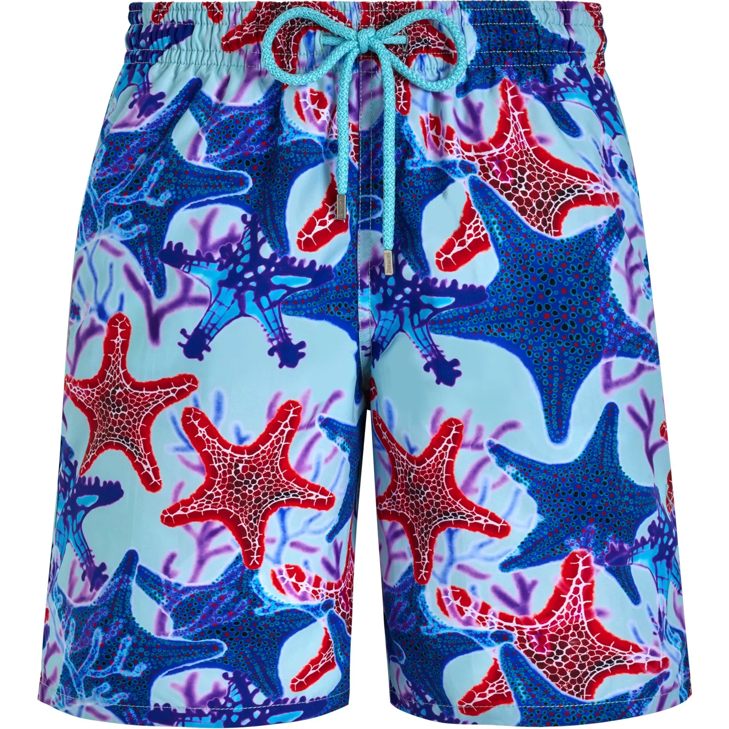 Vilebre Pantaloncini da uomo Bermuda Pantaloncini Boardshorts UOMO SWIM SHORTS TORTUES MULTICOLORES Trunks Uomo Surfwear Bermuda Beach Short Turtles Estate 89642