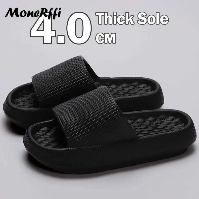 Slippers Cloud For Men Thick Sole Summer Beach Slides Bathroom Anti Slip Slipper Soft Sandals Ultra-Light Shoes Man Flip Flops014I25 H240322DLRT H240322