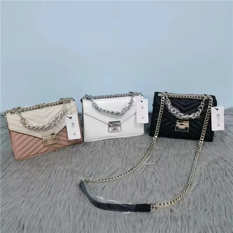 Designer-Handtaschen, Umhängetaschen, luxuriöse Damen-Umhängetasche mit Goldkette, Handtaschen, Tragetasche, Brieftaschenfach, Tragetasche