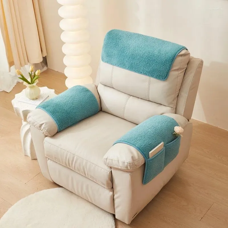 Soft Lamb Velvet Chair Covers Resistant Anti Fade Wear Resistant Reclining Sofa Armrest From Periwinkle 17.95 DHgate.Com