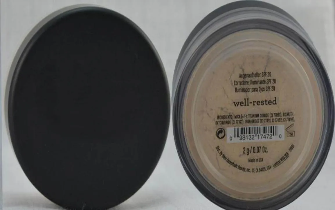 W magazynie 46 kolorów SPF15SPF25 Nagie makijaż minerały proszek oryginalne podkład Shimmer Mat Makeup Proszek DHL Shippi1334491