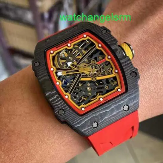 RM Wristwatch Celebrity Casual Watch RM67-02 Automatisk mekanisk klocka RM6702 Tysk begränsad upplaga NTPT Fashion Casual Wrist
