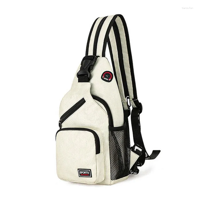 Väska 2024 Fashion Multicolor Sling bröstkvinnliga små ryggsäckar för kvinnor crossbody väskor mini rese sport axel pack