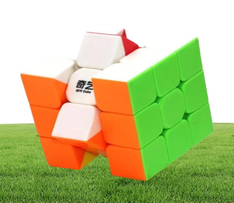 2021 Qiyi Hızlı Küp Magix Rubix Cube Warrior 55cm Yeni Başlayanlar için Dayanıklı Kolay Dönüş Çıkartması 3817144