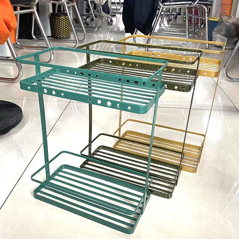 Consulting price Storage rack Kitchen bathroom storage rack double layer Mobile storage shelf Purchase please contact