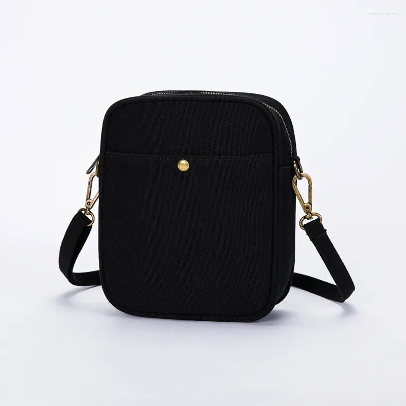 Shoulder Bags Women's Messenger Bag Canvas Harajuku Simple Korean Small Square