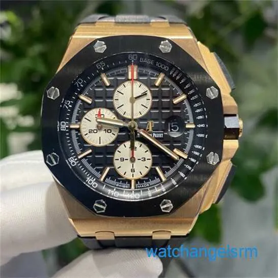 Célèbre montre-bracelet passionnante AP montre-bracelet Royal Oak Offshore série montre pour hommes montre d'occasion montre de luxe or rose 26401RO.OO.A002CA.01