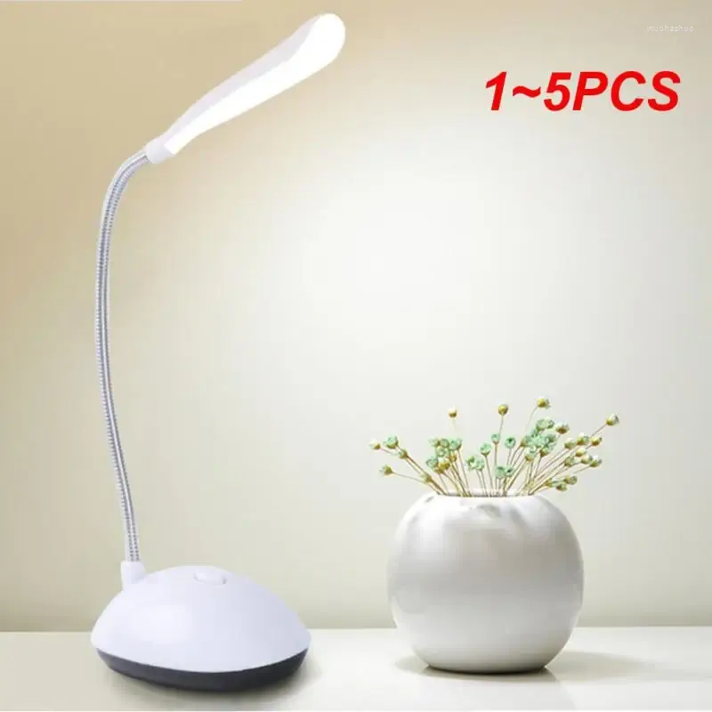 Table Lamps 1-5PCS Reading Lamp For Study LED Desk Battery Powered No Include Dimmiable Mini Smart Rechargeable Eye