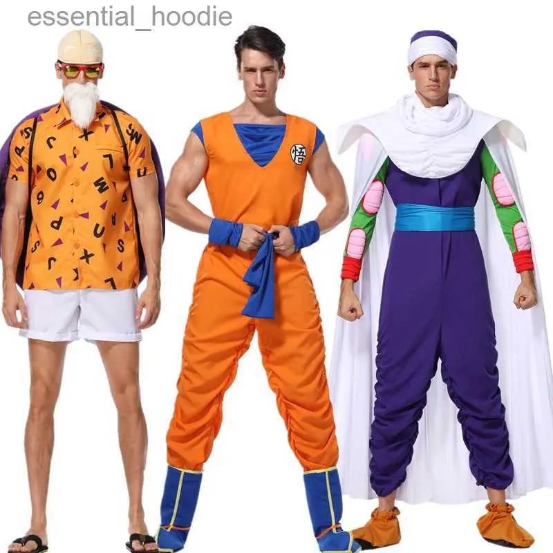 cosplay Anime Costumes Gokus role-playing is here. Kame Sennins role-playing piccolo adult anime jumpsuit Halloween carnival is hereC24321