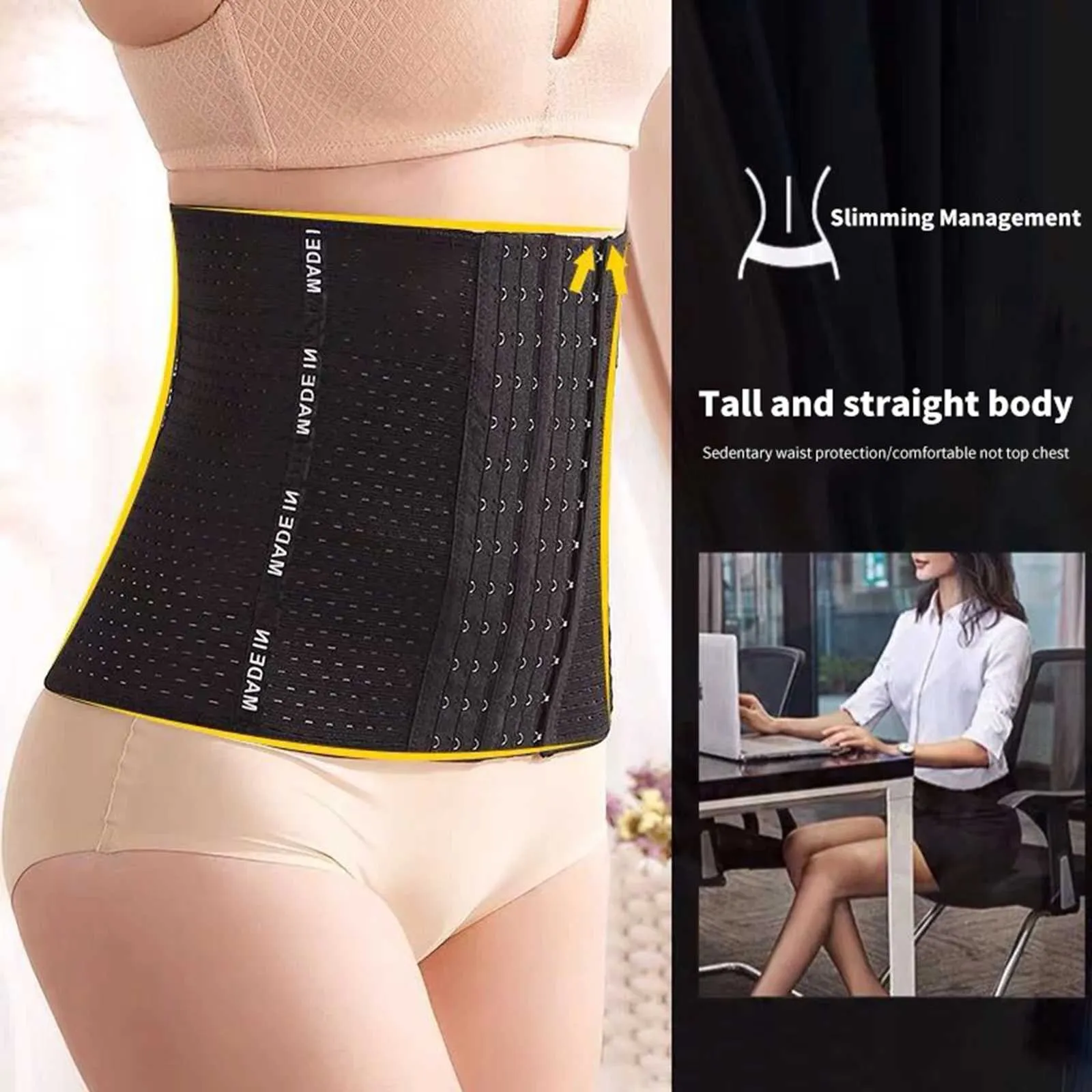 DHgate Slimming Belt Abdominal Fat Burning Massager Weight Loss Stress Therapy Waist Band Abdominal Band Abdominal Fat Burning Health Beauty