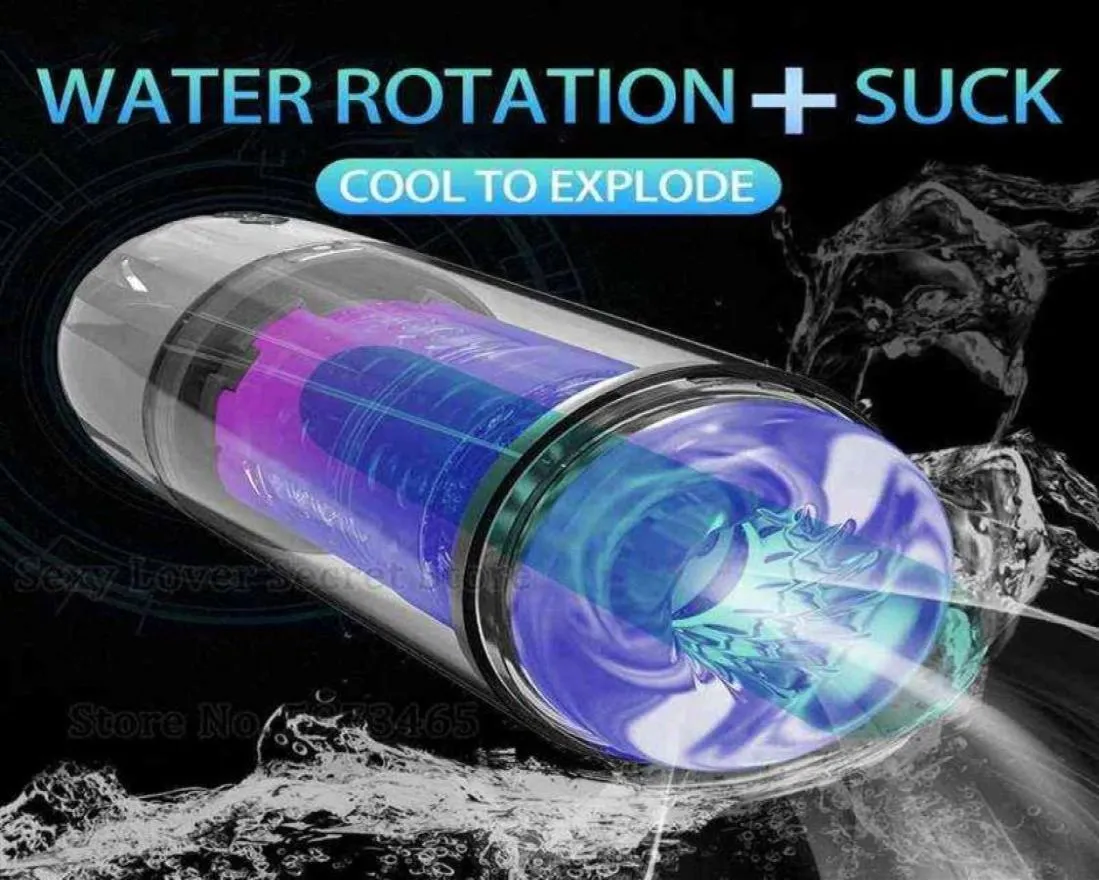 NXY Sex men masturbators Rotary automatic suction male masturbation device penis vacuum pump sex toy adult cup vagina water bath 13259000