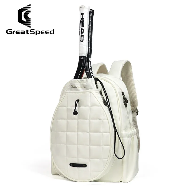 Sacs Greatpeed Tennis Sac Badminton 2 RACKETS DE TENNIS FEMMES TENNIS BACKPACK MALON RACKET PADET PLACE BACK RACKET SAC BACKPACK