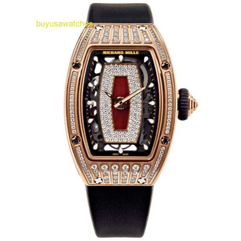 素敵な腕時計RMリストウォッチコレクションRM07-01女子ローズゴールドダイヤモンドセットRM07-01