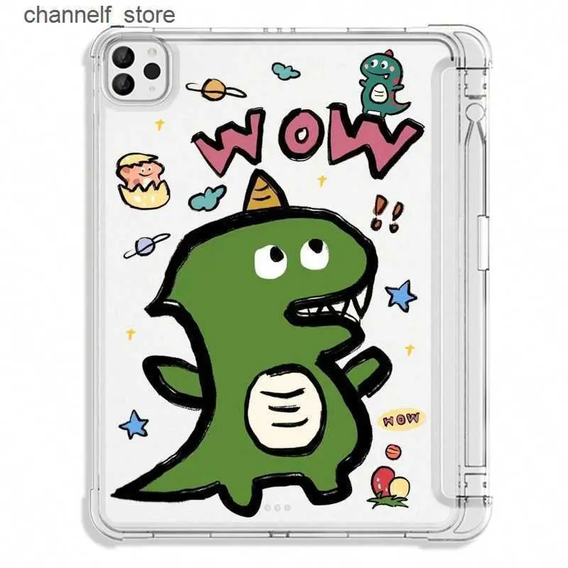 Custodie per tablet PC Borse per iPad Custodia iPad 10th Gen 12.9 4th 5th 6th Air 4th 5th 10.9 Pro 11 2nd 3rd 4th iPad 10.2 7th 8th 9th Cover con motivo dinosauroY240321Y240321