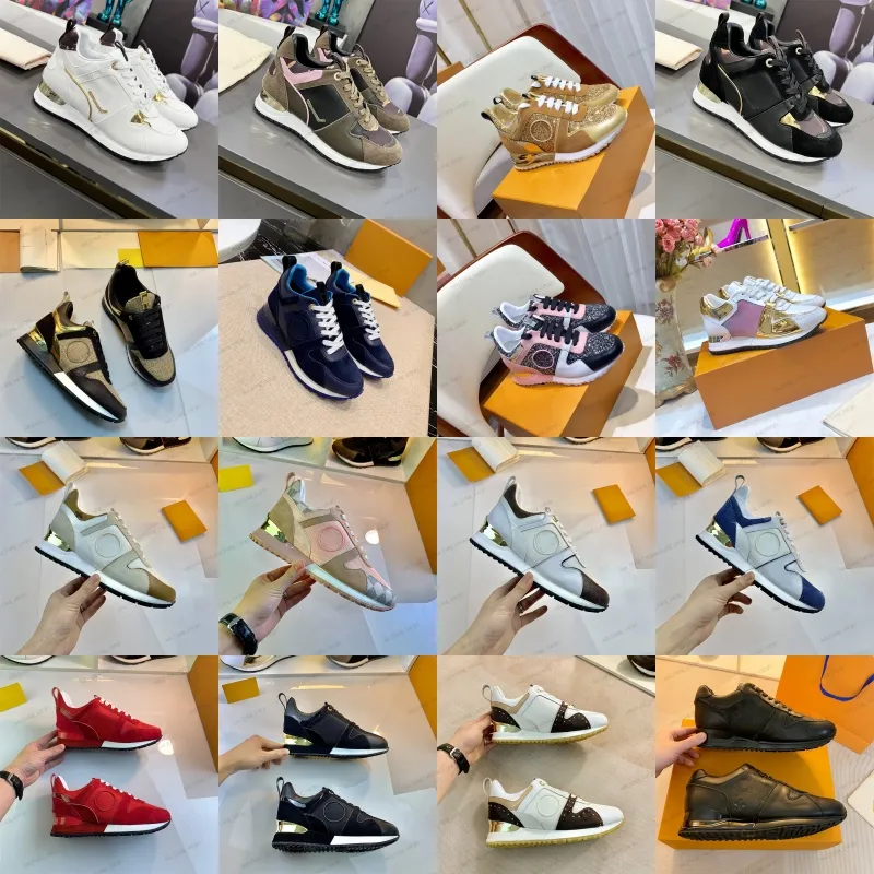 Mens Run Away Sneaker Designer womens platform Casual Shoes Leather Trainers Women Men thick sole Shoe Luxury Sports sneakers Casual Shoes L Circle logo size 35-46