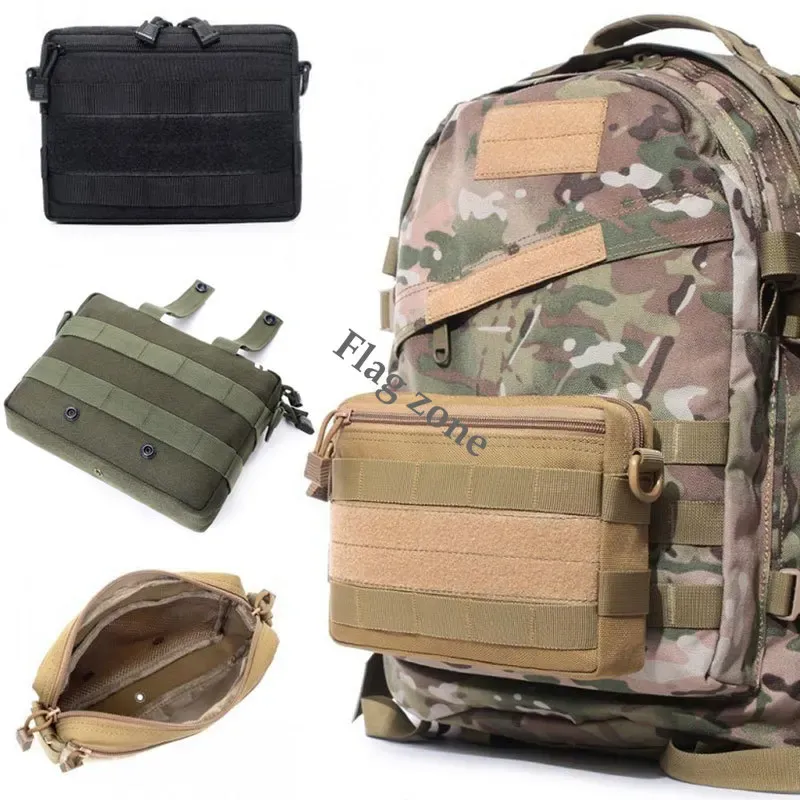 Sacos tático molle cintura saco revista bolsa militar do exército airsoft mochila edc bolsa caça acampamento pesca acessórios bolsa