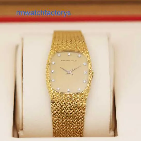 Tourbillon AP Relógio de pulso feminino relógio 18k manual mecânico moda feminina relógio de ouro relógio de luxo relógio suíço relógio feminino da idade média