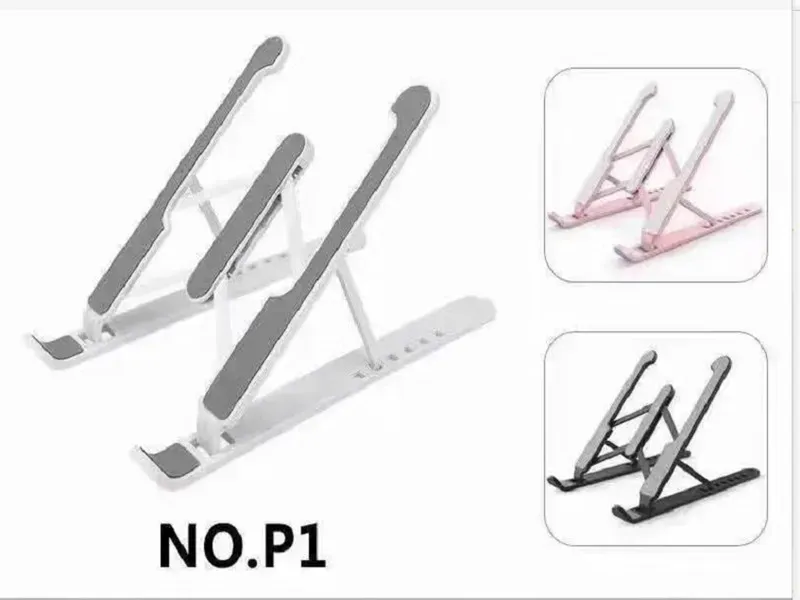 Ergonomic Portable Laptop Stand Adjustable Aluminum Cooling Bracket for MacBook HP Air Pro Foldable Lapdesk Holder ZZ