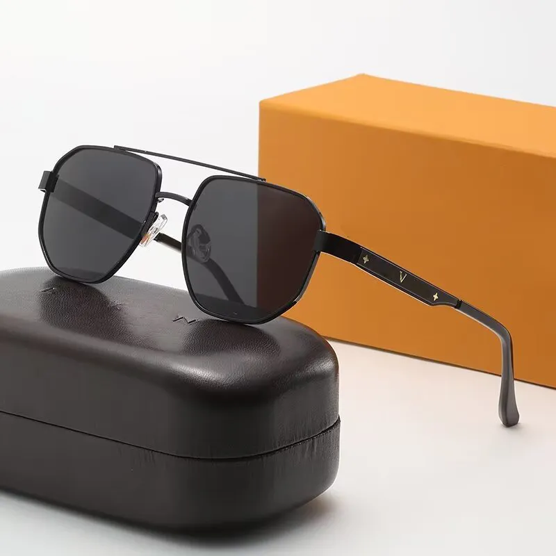 Gafas de sol deportivas de moda para hombres Gafas de cuerno de búfalo unisex Diseñador para hombres y mujeres Anteojos de sol sin montura Marco de metal dorado plateado Gafas lunetas