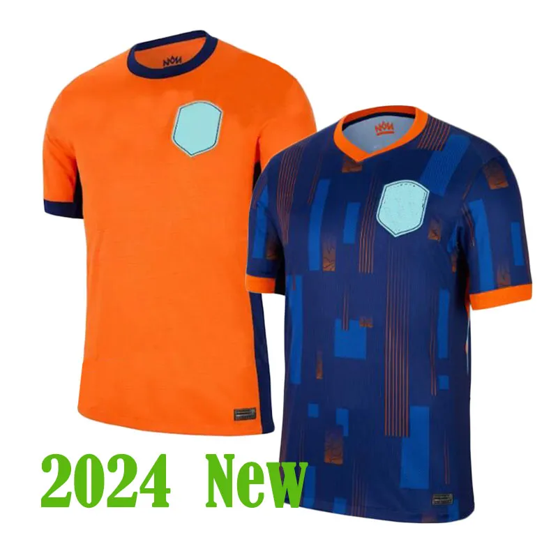 2024 25Netherlands Memphis Soccer Jersey 2024 Holland Club Jerseyde Ligt Virgil Dumfries Bergvijn Shirt Klaassen Blind Football Shirts