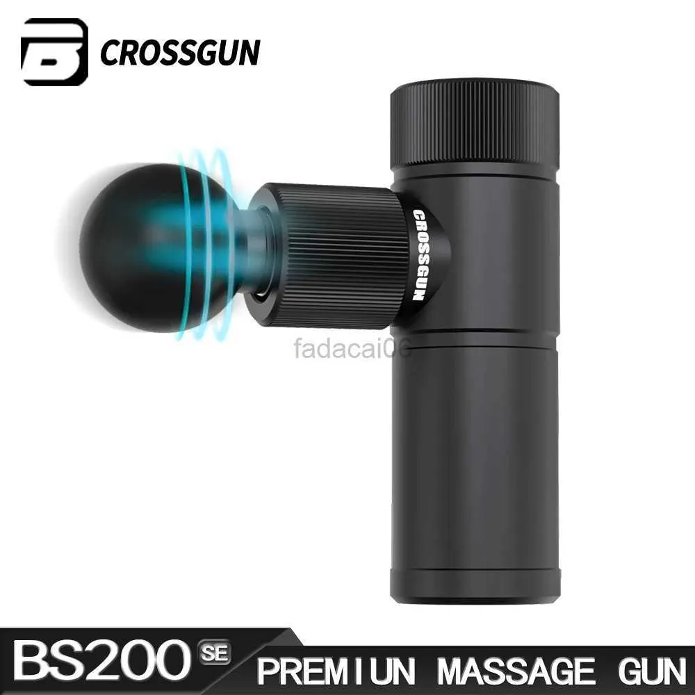 Massage Gun Crossgun Mini Massage Fascia Gun Electric High Frequency For Fitness Slimning Body Deep Muscle Relaxation Neck Back Ben BS200SE 240321