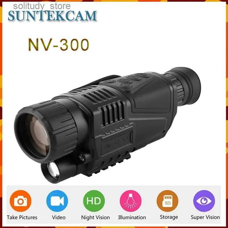 Caméras de chasse 20MP miroir de vision nocturne infrarouge NV300 unique haute définition étanche caméra de surveillance de chasse à la faune Q240321