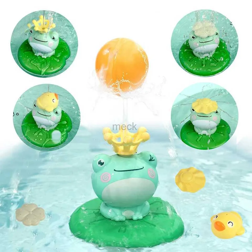 Areia jogar água diversão bebê chuveiros elétricos spray conjunto de banho mini sapo em forma sprinkler chuveiro brinquedo crianças banheira brinquedos piscina praia flutuante presente do miúdo 240321