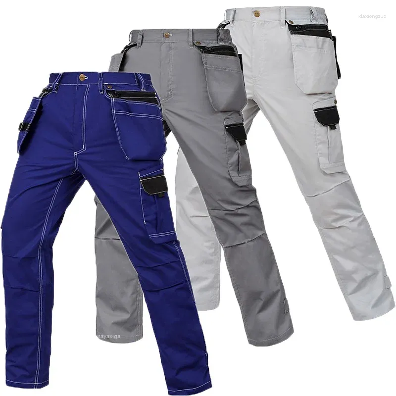 Pantaloni da uomo Pantaloni da lavoro Uomo Costruzione Multi tasche Estate Sottile Cargo staccabile Elettricista Lavoro meccanico