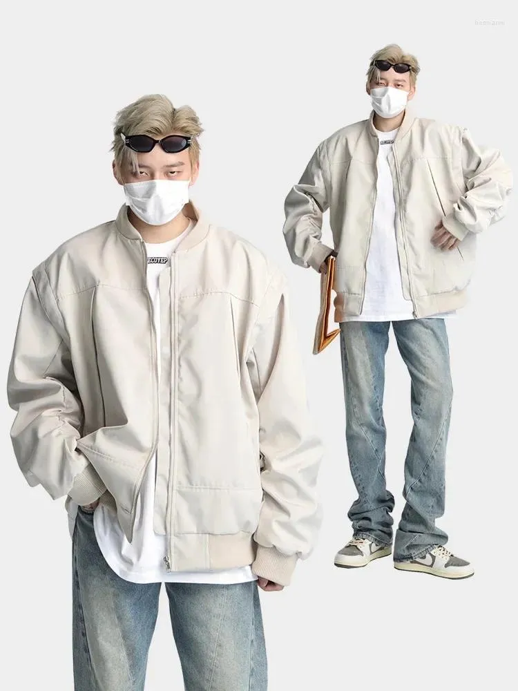 Vestes pour hommes Veste de rue américaine Printemps et automne Mode coréenne Vêtements de baseball Manteau Hip-Hop Streetwear