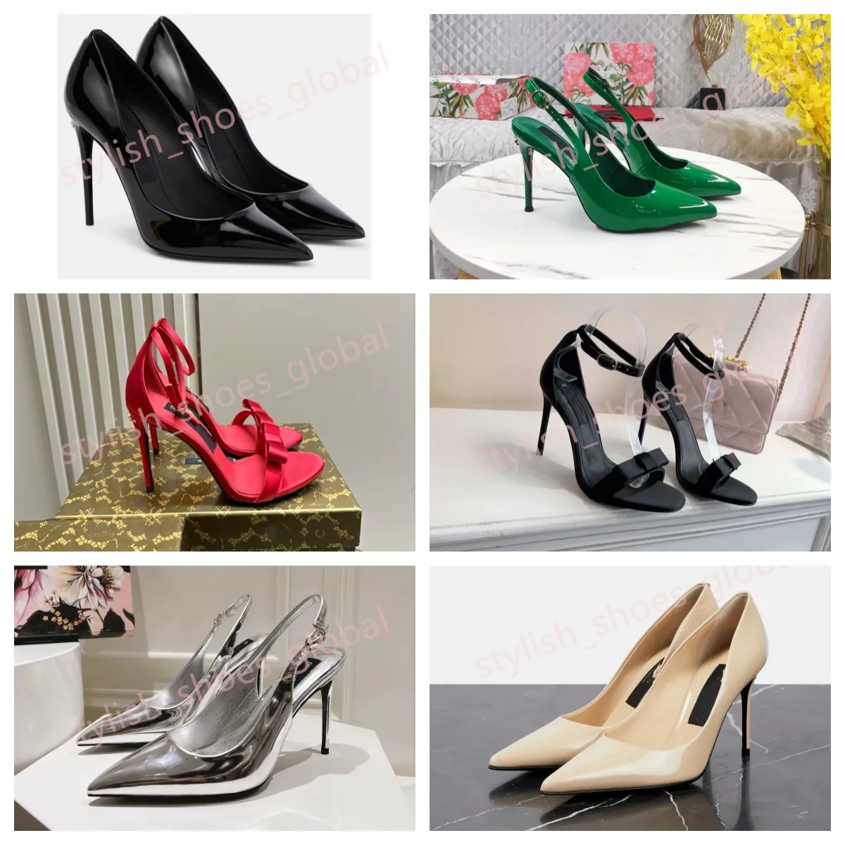 Designer High Heeled Shoes Fashionable med ett spänne på hälen Wedding Ball Formal With Intellectual Elegance Ladies High Heels Single Shoes Slim Heeled