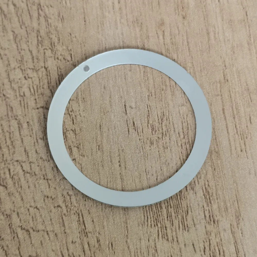 Uhrenzubehör: Ringöffnung aus Aluminium, Außendurchmesser 39,9 mm, Innendurchmesser 32,8 mm