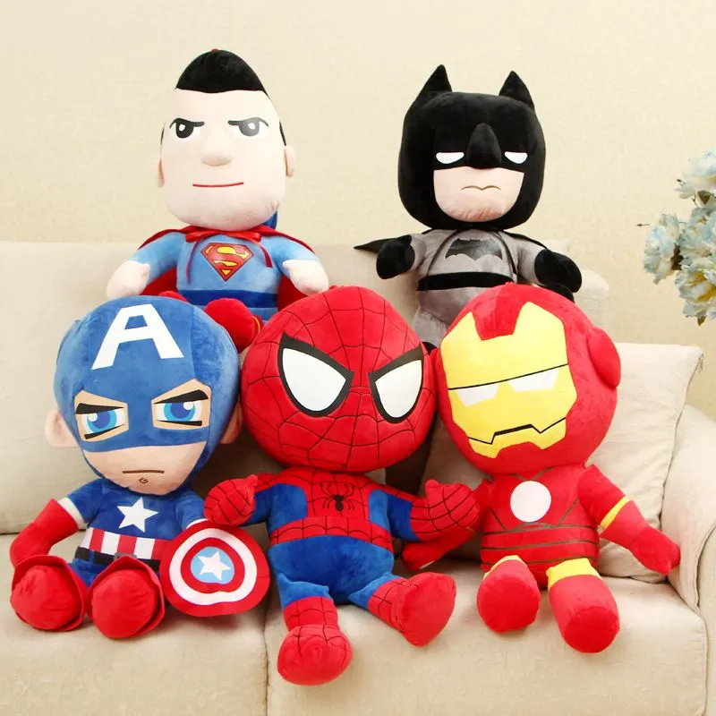 Batman film américain araignée peluche cadeau et héros enfants DC jouets poupée fer Edibt