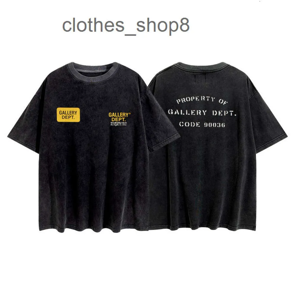 メンズTシャツギャラリーデザイナーTshirts Deptt Seaters 2024 Los Angeles High Street Fashion Brand Basic Pring Many Stars 24hl