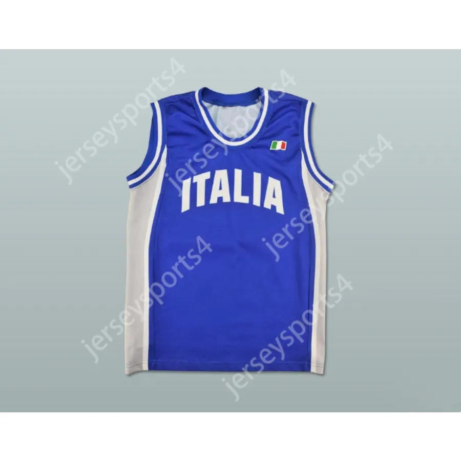 Custom Any Name Any Team ITALIA BASKETBALL JERSEY ANY PLAYER OR NUMBER STITCH SEWN All Stitched Size S M L XL XXL 3XL 4XL 5XL 6XL Top Quality