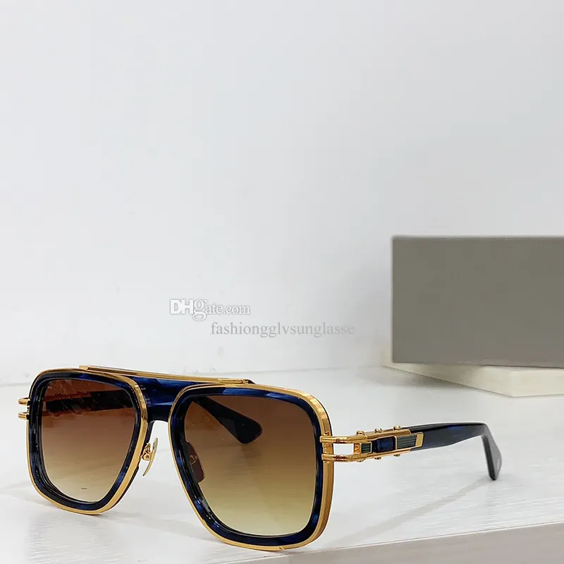 DITA Designer Fashion Sunglasses Acetate Fiber Metal Square Rectangle DITA403 Womens and Mens Luxury Sunglasses with Special Packaging