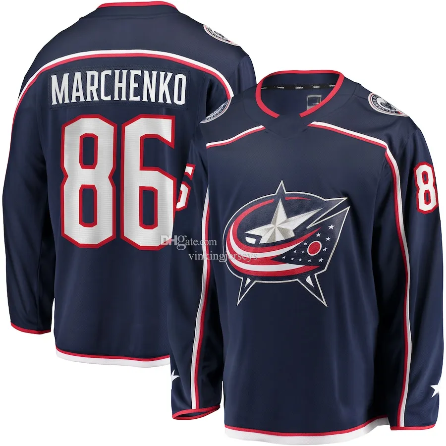 Jersey Blue Jackets Hockey Team Authentic Columbus Blue Jackets
